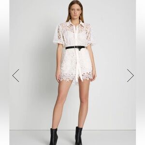 NEW 7 For All Mankind Star Lace Button Up Tunic